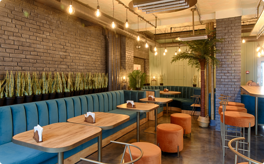 clean restaurant